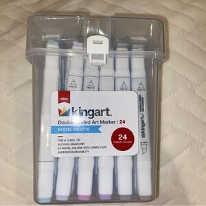 Double-Ended Art Marker Set - Pastel Palette kingart